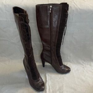 Max Studios Knee High Leather Boots Women’s 7 1/2